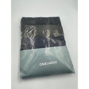 David Archy Underwear Mens 2XL Multicolor Stretch Ultra Soft Boxer Briefs 4-Pack